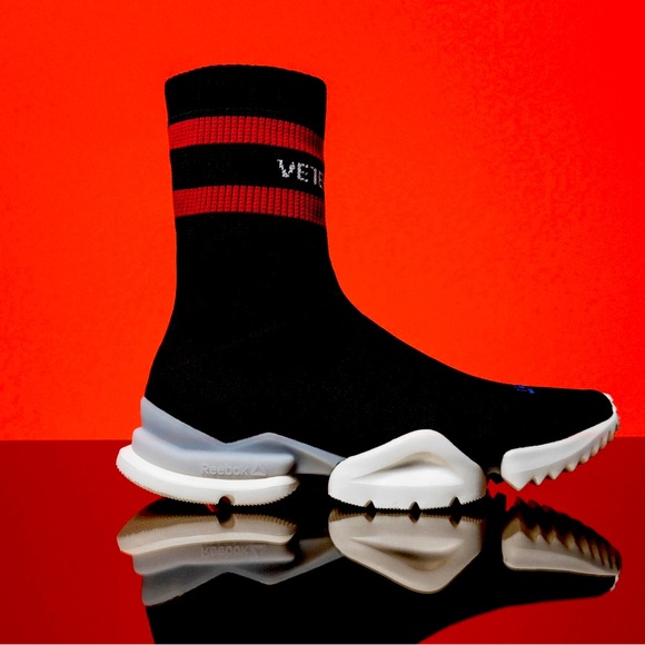 Vetements Shoes - Vetements x Sock Pump High Top 'Black' 37.5